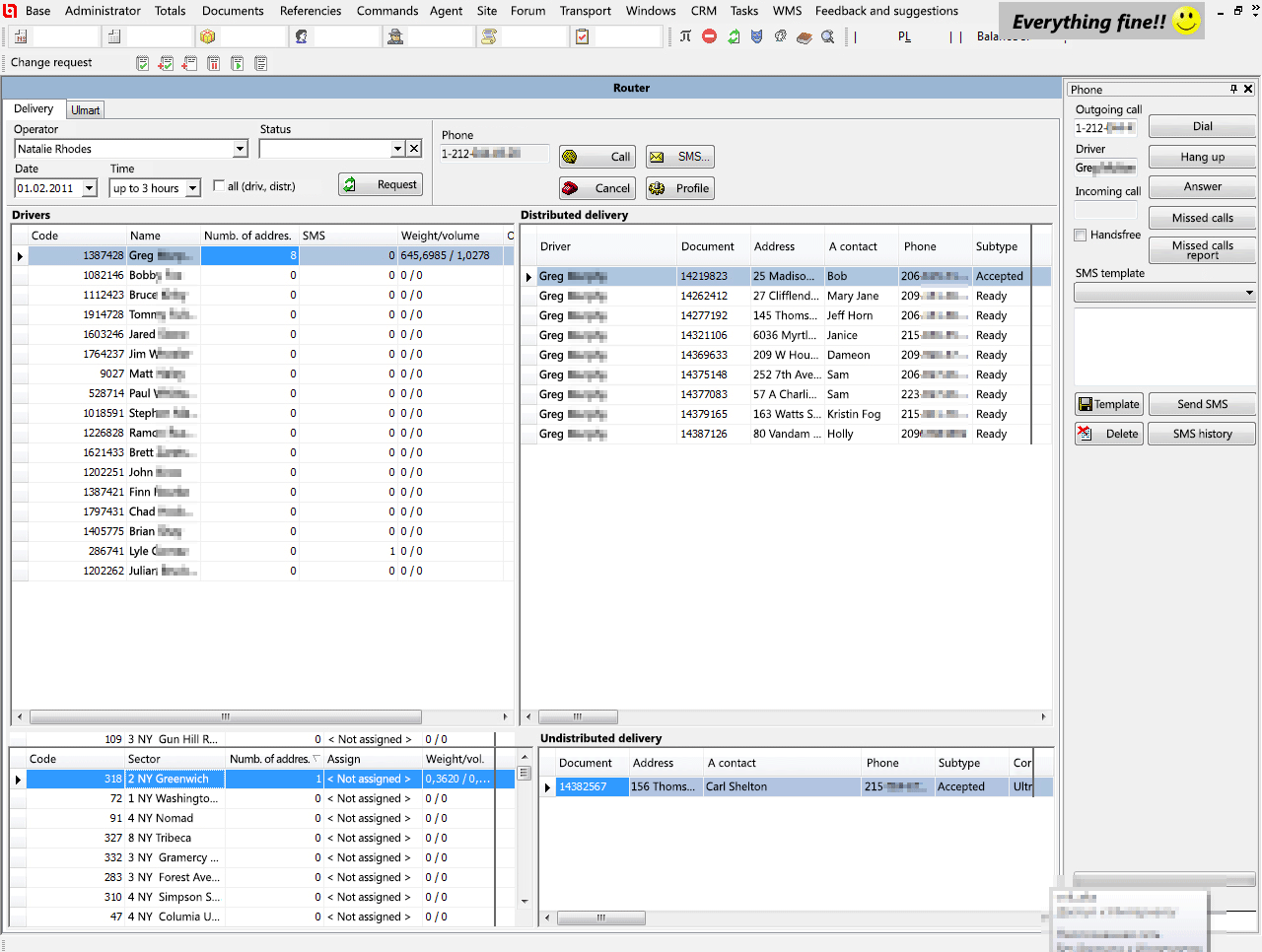 Creating product matrix